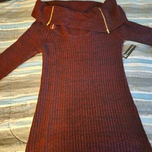 XL sweater dress, knee length, never worn.